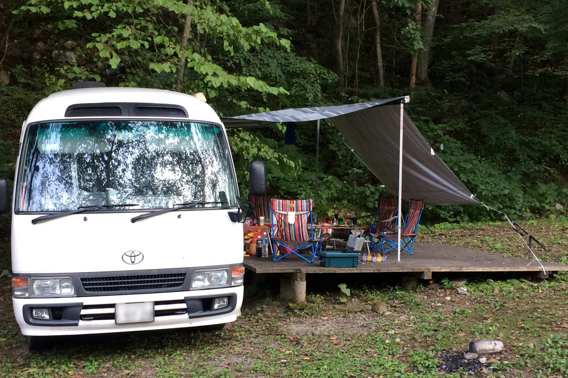 水明館 佳留萱山荘キャンプ場